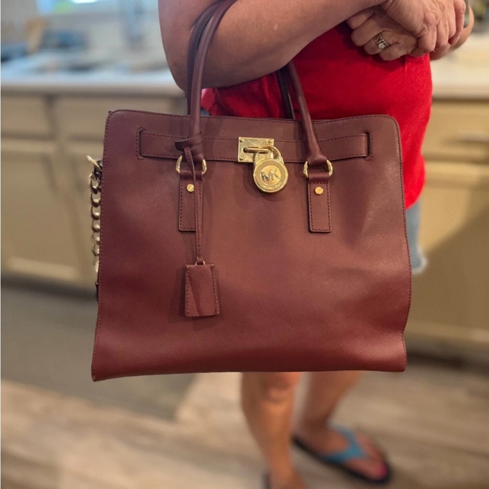 Michael Kors Chestnut Leather Tote